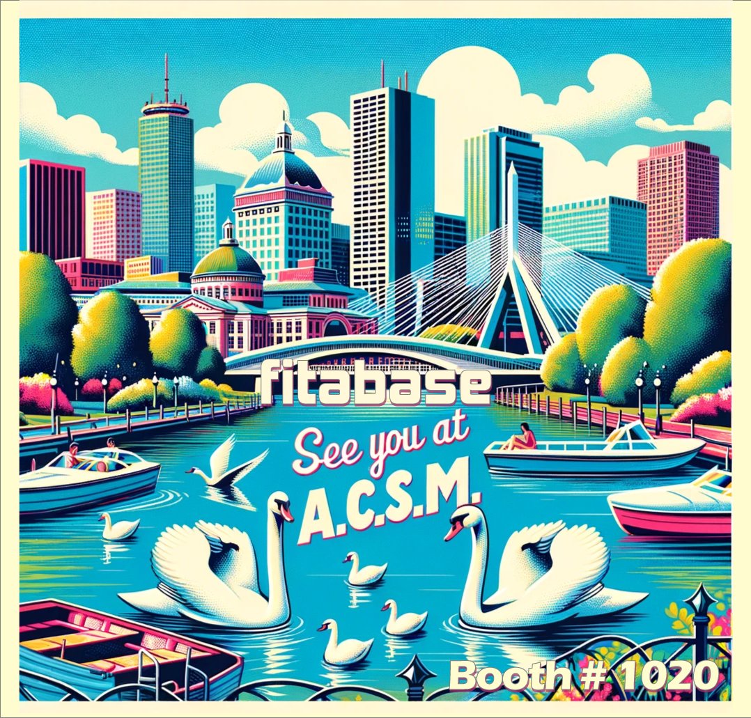 Heading to the annual <a href="/ACSMNews/">American College of Sports Medicine</a> meeting in Boston 5/28-31? Come say hello to us. We'll be at booth 1020 and we'd love to talk to you about Fitabase and how it makes using Fitbit and Garmin devices in research a walk in the park! #ACSM2024