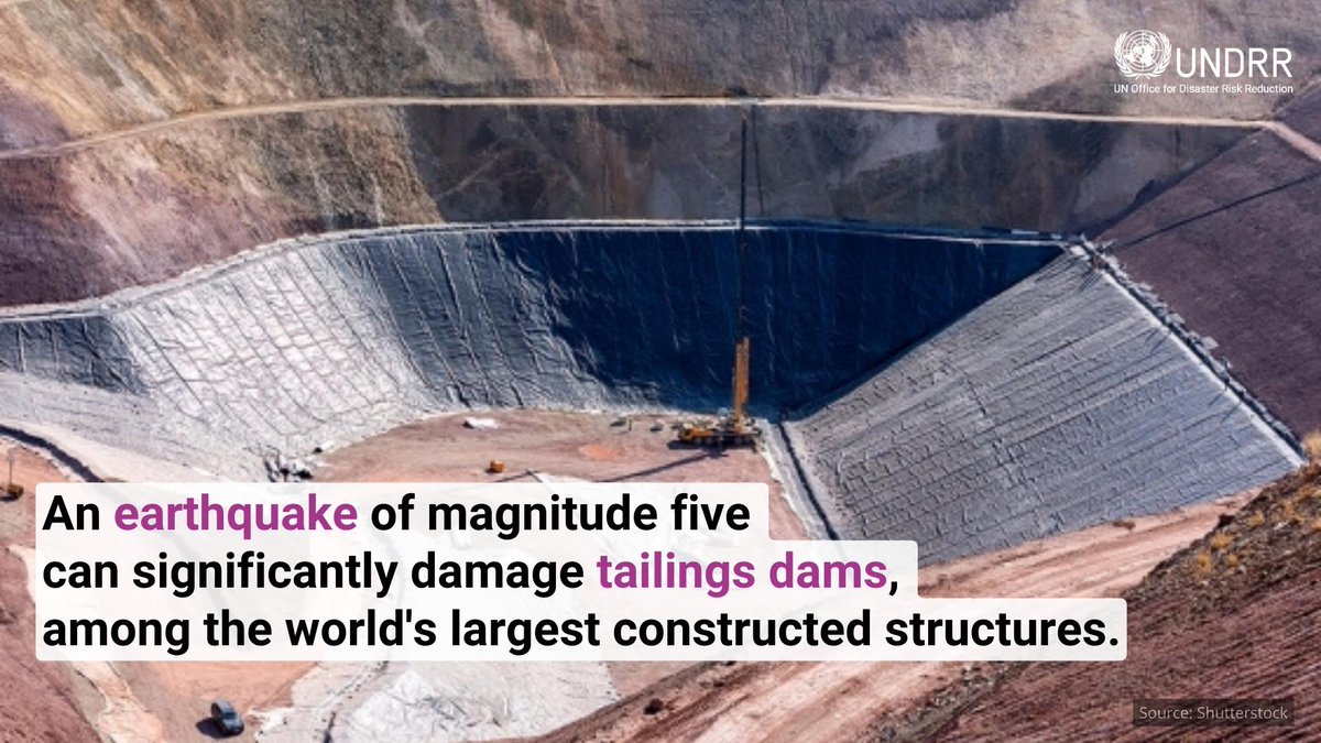 #Earthquakes cause 25% of tailings dam failures worldwide. It's critical to consider the cascading impact of seismic hazards and ensure that infrastructure is built to last. Read these findings 👉 ow.ly/O7Hy50RIKZB