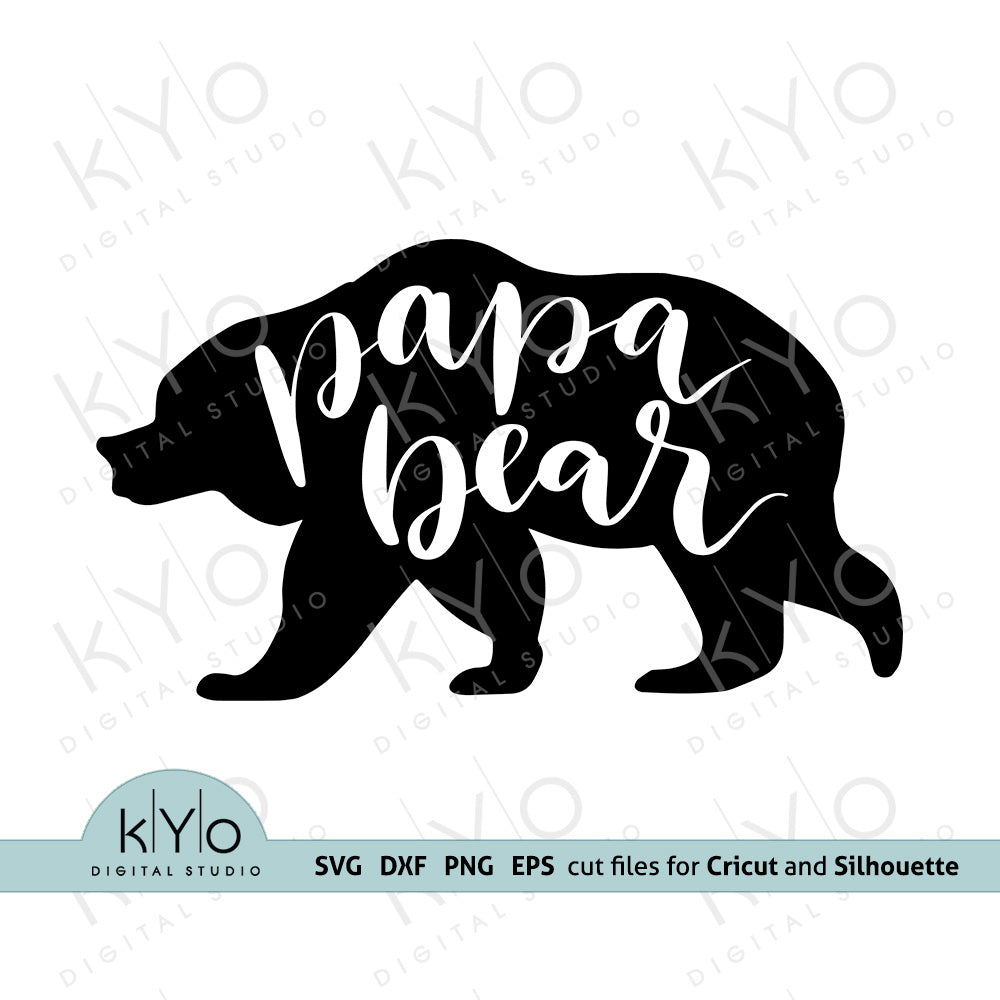 Check out this product 😍 Papa Bear Svg Png Dxf Eps Cutting Files 
#monogram #printables #shirtdesign #cricut #sublimation #svgfiles #lasercutting 
Shop now 👉👉 kyodigitalstudio.com/products/papa-…