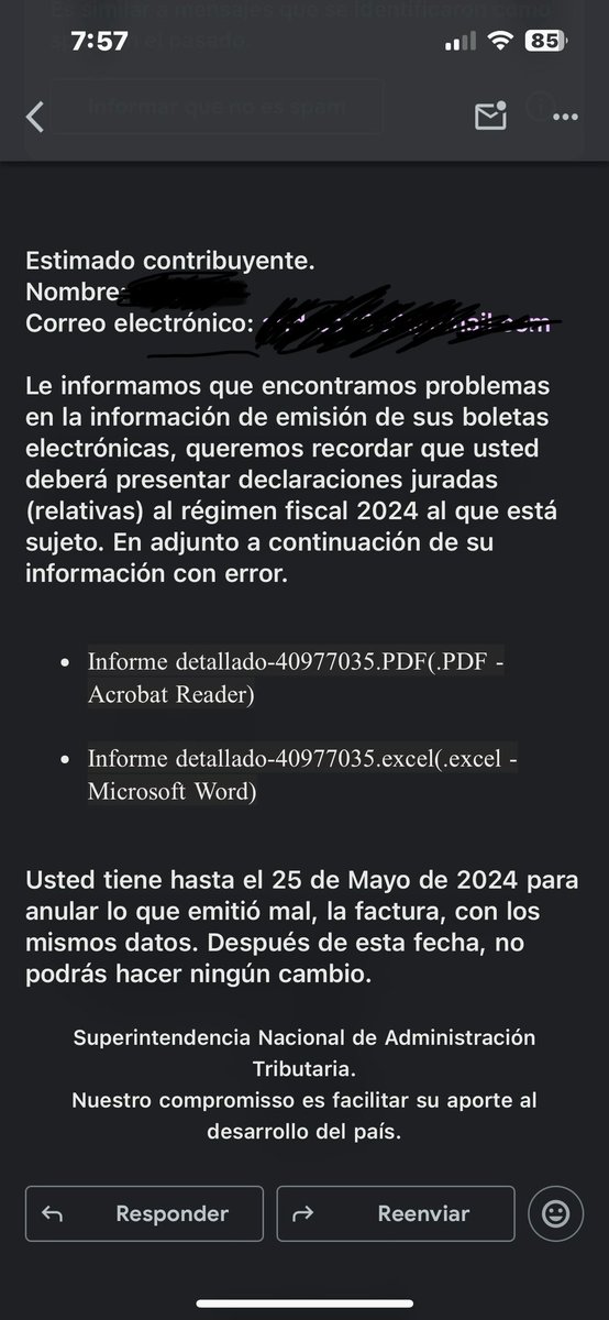 andr3asweet's tweet photo. @SII_Chile saben si es estafa o será real https://t.co/elM2W4TMWw