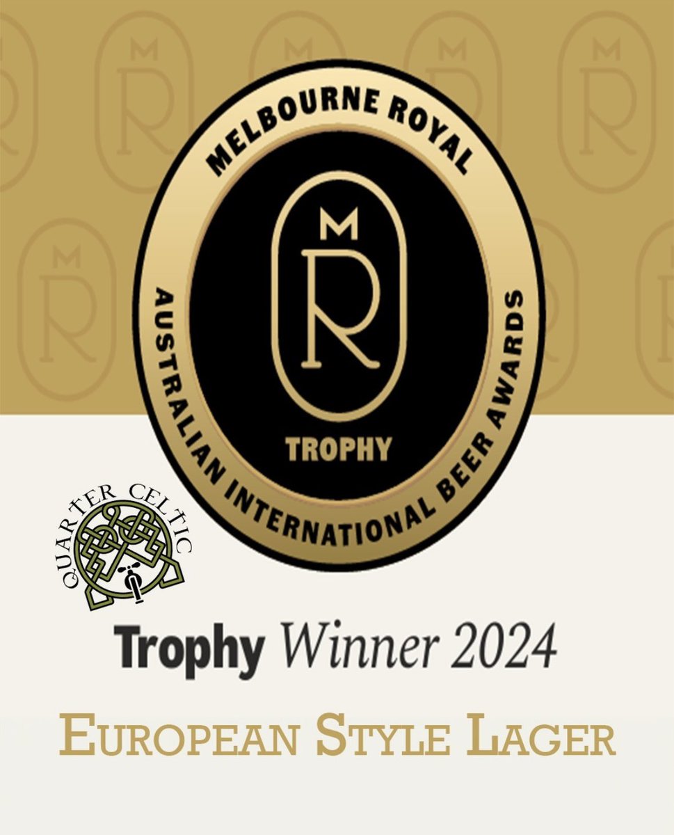Lately we’ve been on fire! Won a gold medal in the World Beer Cup for our Scotch Ale and recently won Best Of Show for a German Lager at the Australian International Beer Awards!