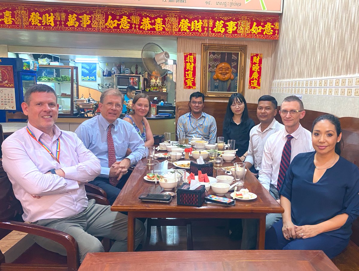 U.S. Chief of Mission Cambodia (@usambcambodia) on Twitter photo On a daily basis my deputy and I benefit from the expert contributions & dedication of our Executive Office staff working behind the scenes, supporting us to lead & manage <a href="/USEmbPhnomPenh/">U.S. Embassy Cambodia</a> and the bilateral relationship. I’m grateful; they are like family! On a daily basis my deputy and I benefit from the expert contributions & dedication of our Executive Office staff working behind the scenes, supporting us to lead & manage <a href="/USEmbPhnomPenh/">U.S. Embassy Cambodia</a> and the bilateral relationship. I’m grateful; they are like family!