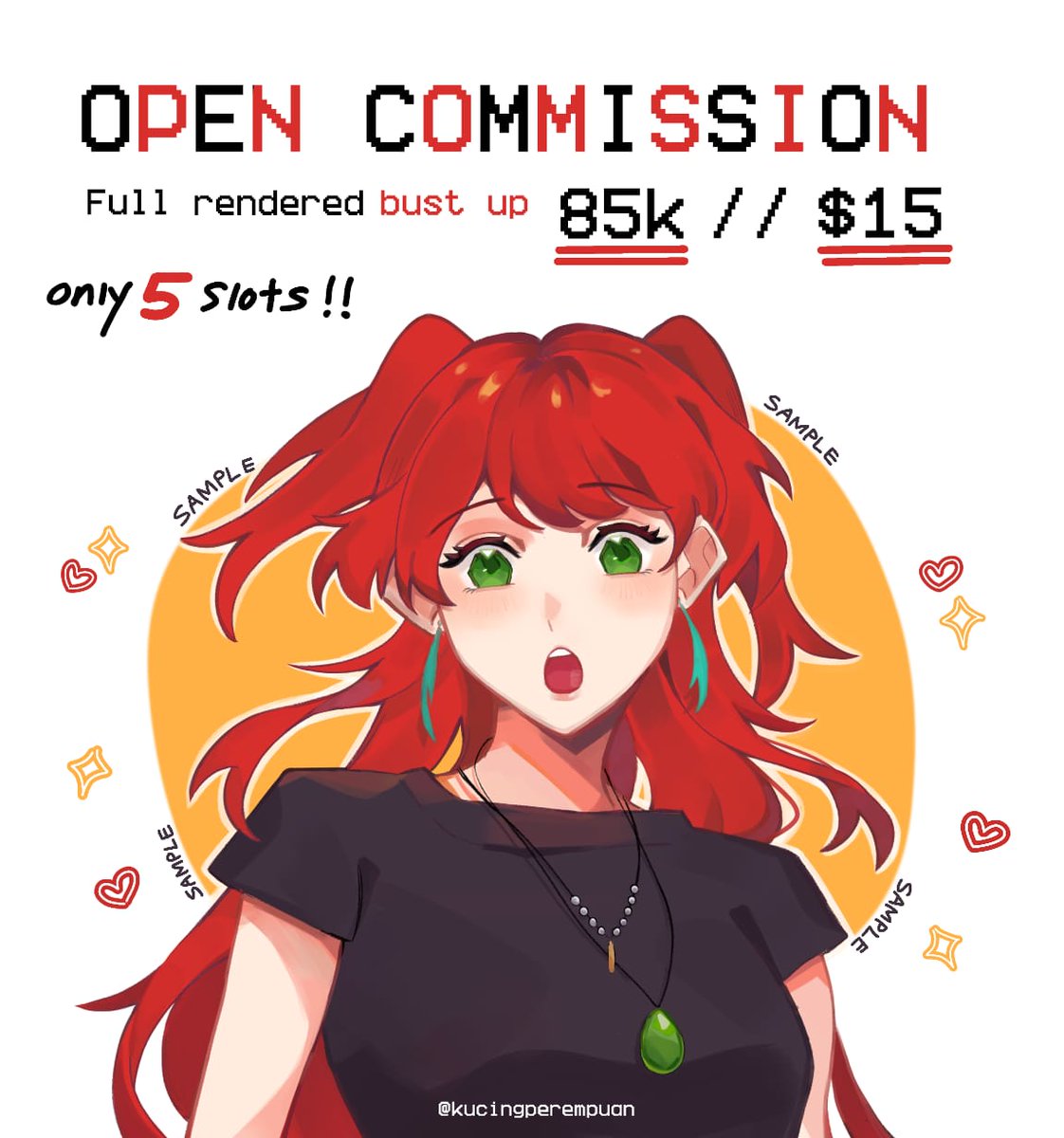 kucingperempuan's tweet image. [ RTs are VERY appreciated 💌 ]

hallow‼️ i&apos;m opening commission for this month ~ (5 slots) 

✨️ LOCAL (85k) 2 slots 
✨️ INTER ($15) 3 slots

feel free to DM me if you&apos;re interested!! 😻 

#artmoots #artcommissions #opencomm #zonakaryaid #zonauang #zonajajan #commissionopen