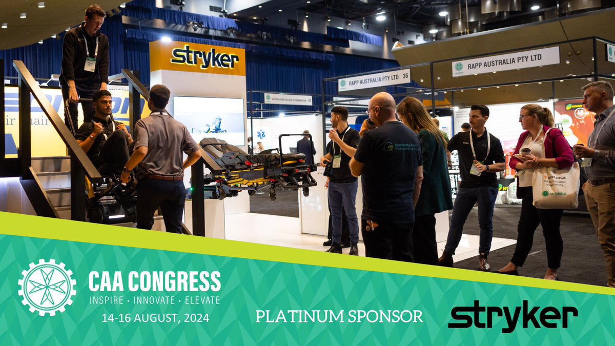 We are thrilled to announce that our long standing partner, Stryker, are joining us again for the 2024 Congress as our Platinum Sponsor. Stryker is a global leader in medical technologies and they are driven to make healthcare better