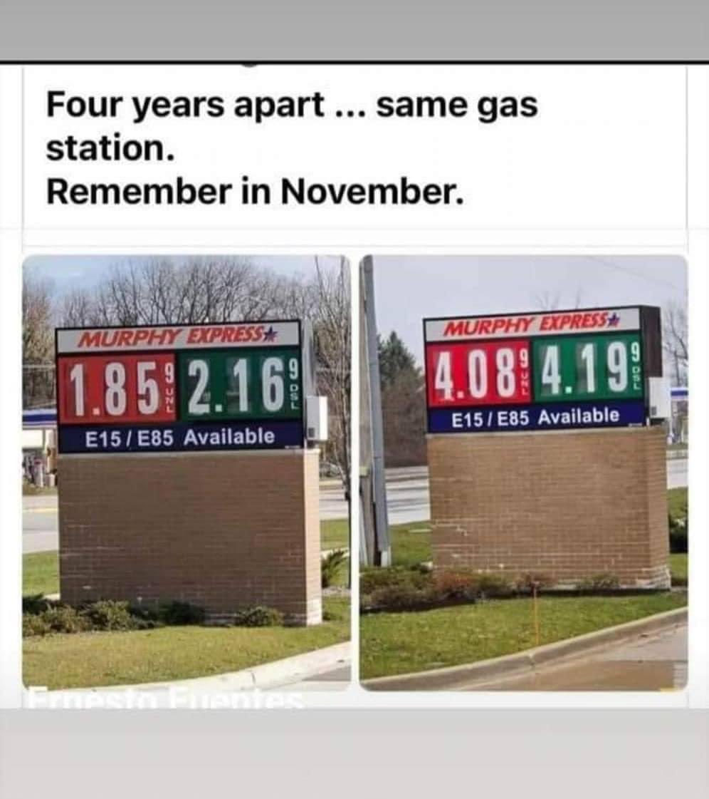 Bring back cheap gas. #VoteTrump2024 #MAGA #AmericaFirst #SaveAmerica