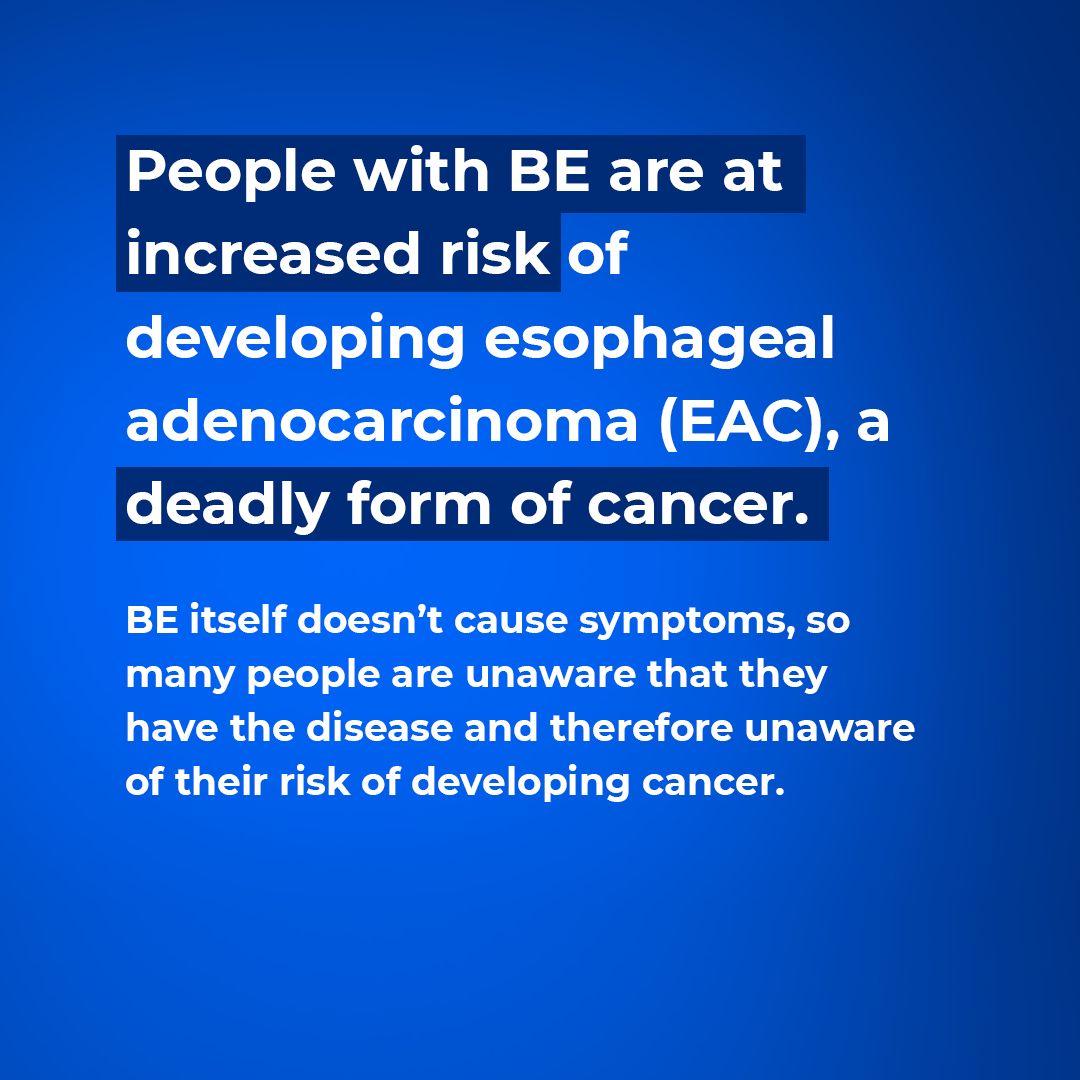 Today is World Barrett's Esophagus Day. BE is a precancerous condition that can lead to a deadly form of cancer, esophageal adenocarcinoma. 

EsoGuard is a DNA test that detects abnormal esophageal cells, such as Barrett's Esophagus. Finding BE allows for preventative treatment.