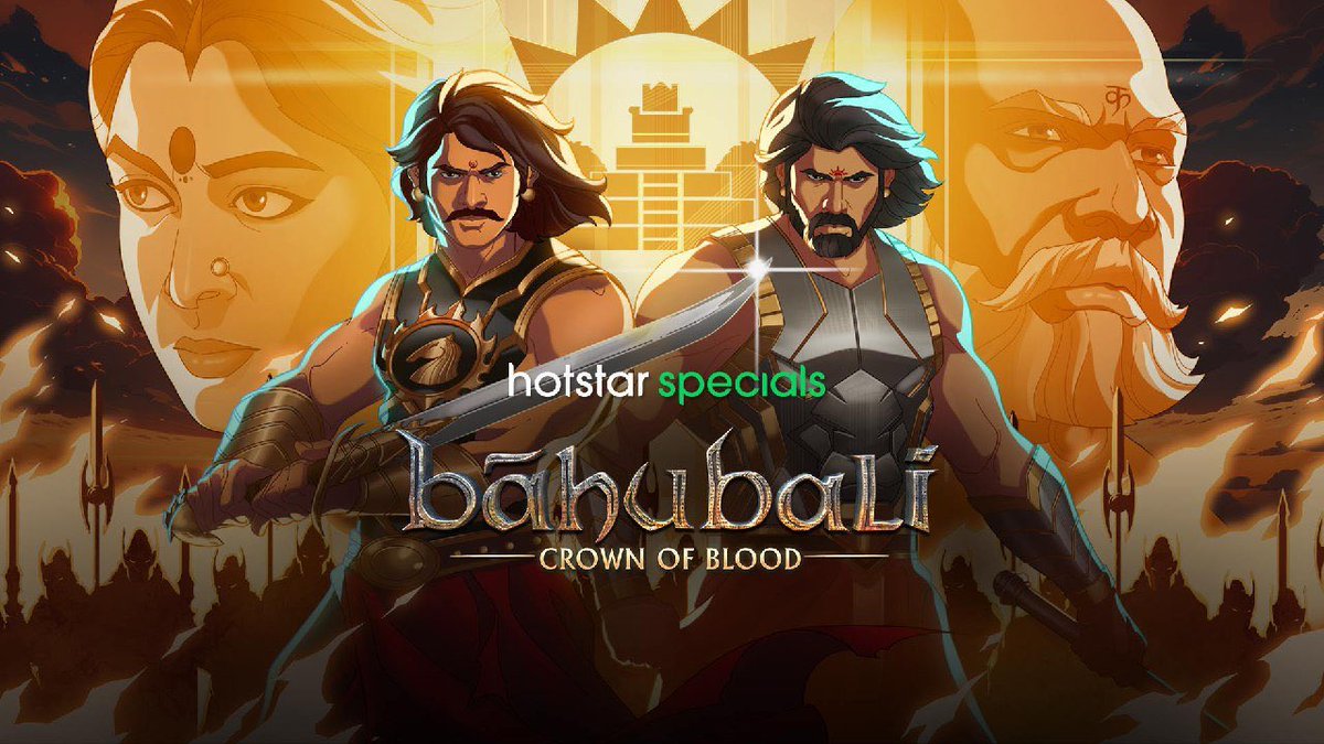 First two episodes of #BahubaliCrownOfBlood is now streaming on Disney+ Hotstar.