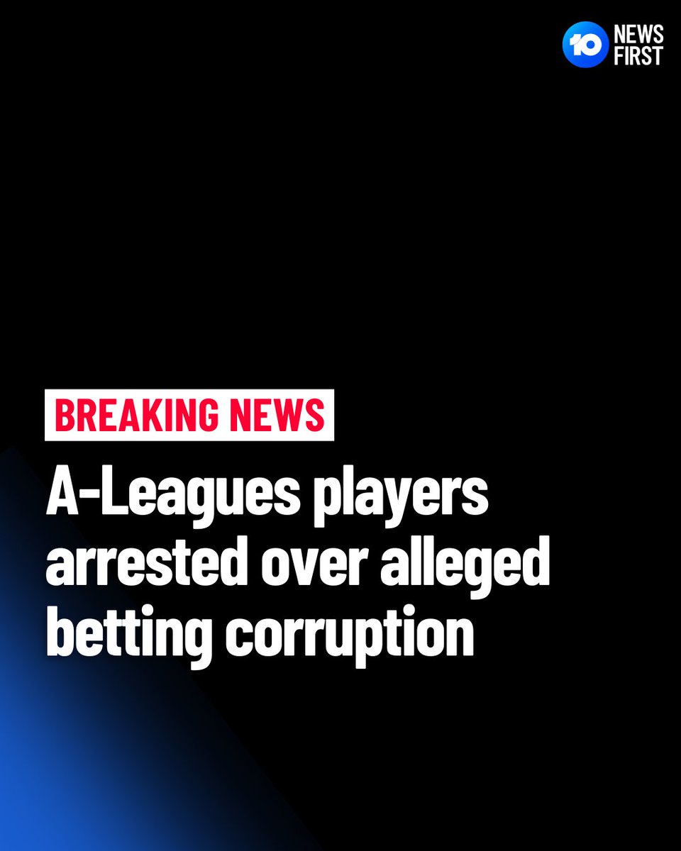 #BREAKING: Three A-League Men players have been arrested by NSW Police over alleged betting corruption. Investigations have revealed that players were receiving instructions from a man, believed to be in South America, to organise for yellow cards to occur in return for profit.