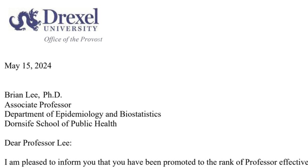 Woot! My enthusiasm is only slightly dampened by a reminder from the provost that basically with great power comes great responsibility. In other words, I foresee a lot more committee work in the near future...