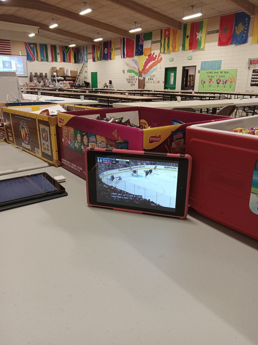 My view, watching #CARvsNYR from bingo night fundraiser #thethingswedoforthekids
#tryingnottoyell
#causechaos
#letsgocanes