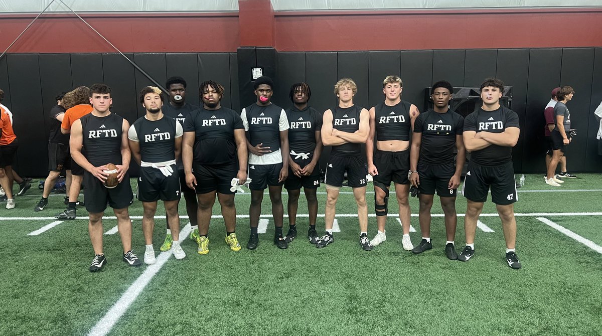 Thanks to @ETCA_Combine for having our guys out to compete with the best in East Texas! #RFTD