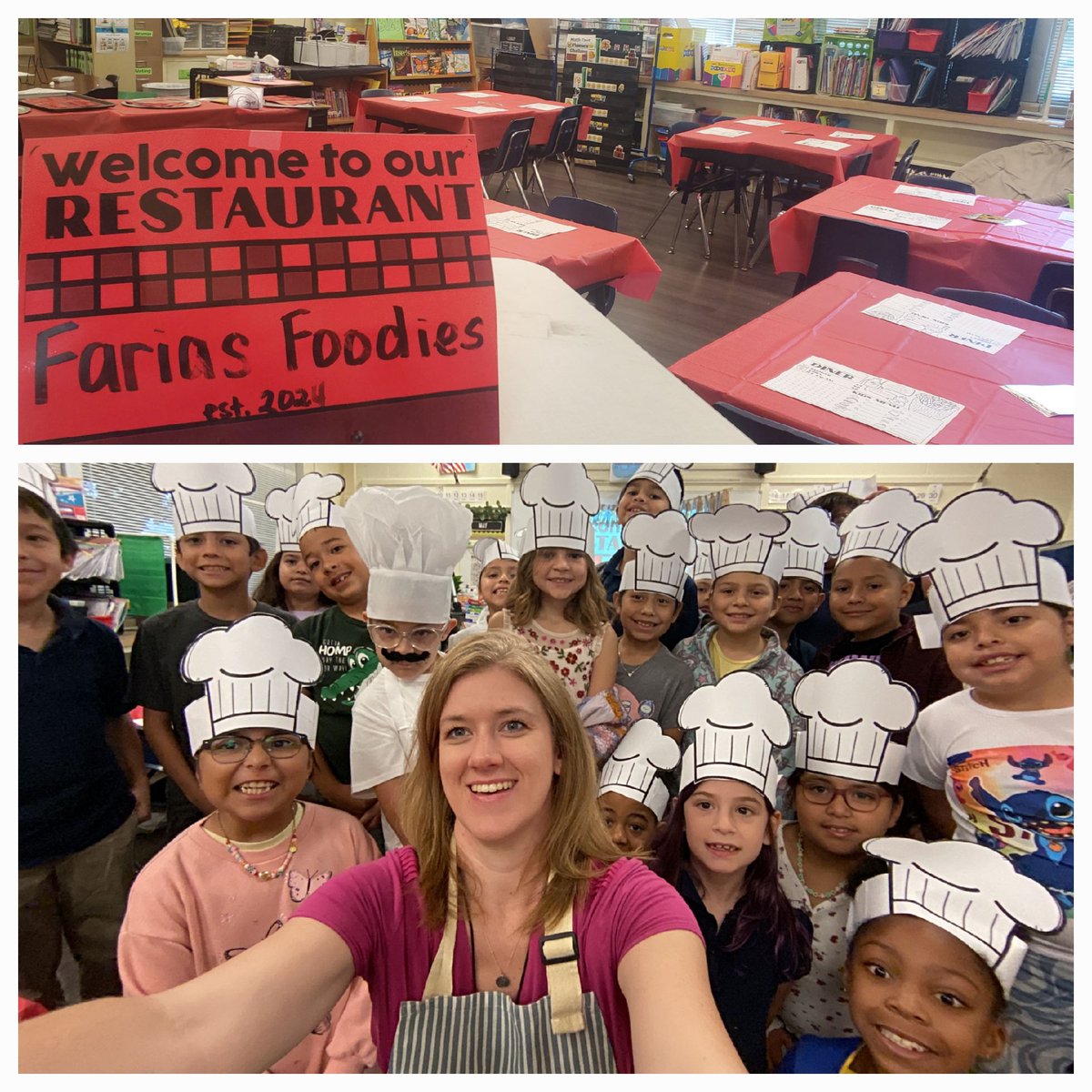 kimperclefarias's tweet image. Restaurant Day served up some fun review of what we've learned this year! I love all my little sous chefs #FariasFoodies 🍽 #RISDweareone