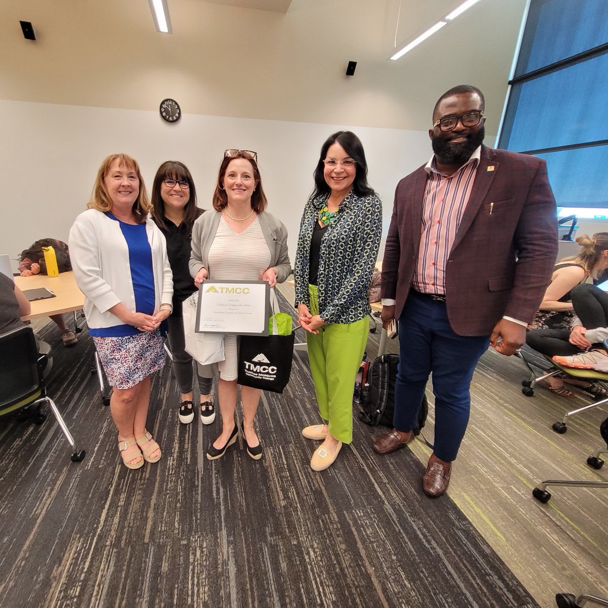🌟 Shoutout to our April Professional of the Month, Professor Julius! 🌟
She's amazing, from mentoring new faculty to enhancing student experiences and playing a key role in accreditation. Thank you, Heidi! 👏💚  #TMCCPride #NursingEducation #CommunityChampion
