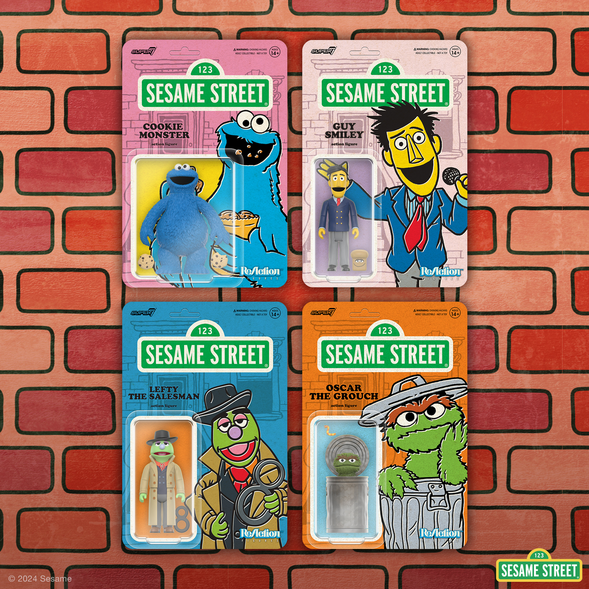 We're giving away a complete set of Sesame Street ReAction Figures Wave 2, including Cookie Monster, Oscar The Grouch, Lefty The Salesman, and Guy Smiley! How to Enter: 1. Follow @Super7store 2. RT AND Like this post #Giveawy #Super7giveaway #SesameStreet