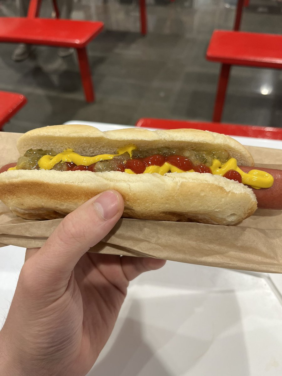 Day 39 of eating a @Costco hot dog until $COST reaches $1.50 Current price: 0.0415