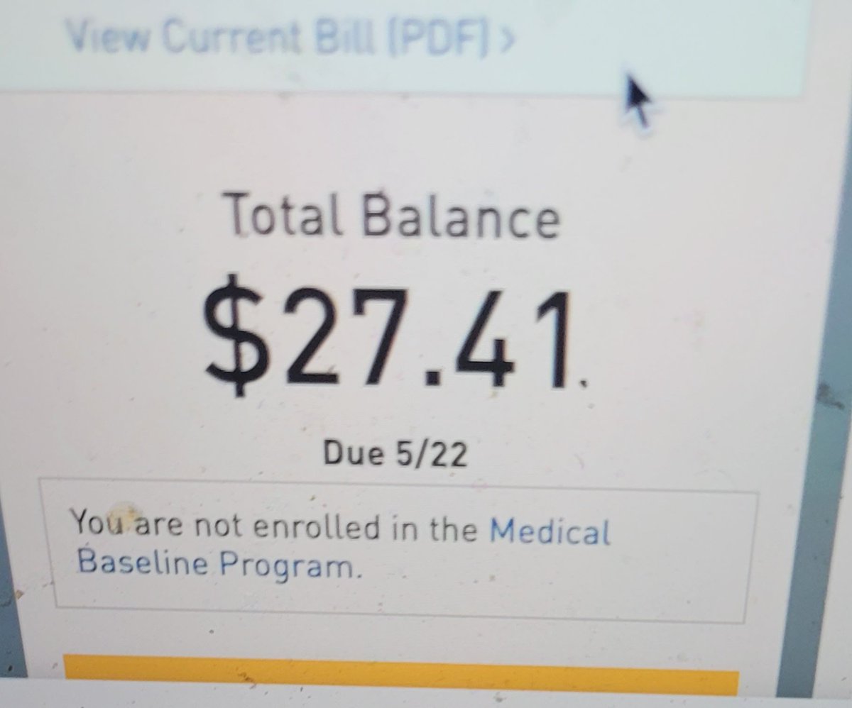 My PG&E bill this month. I don't know how, and I ain't asking any questions.