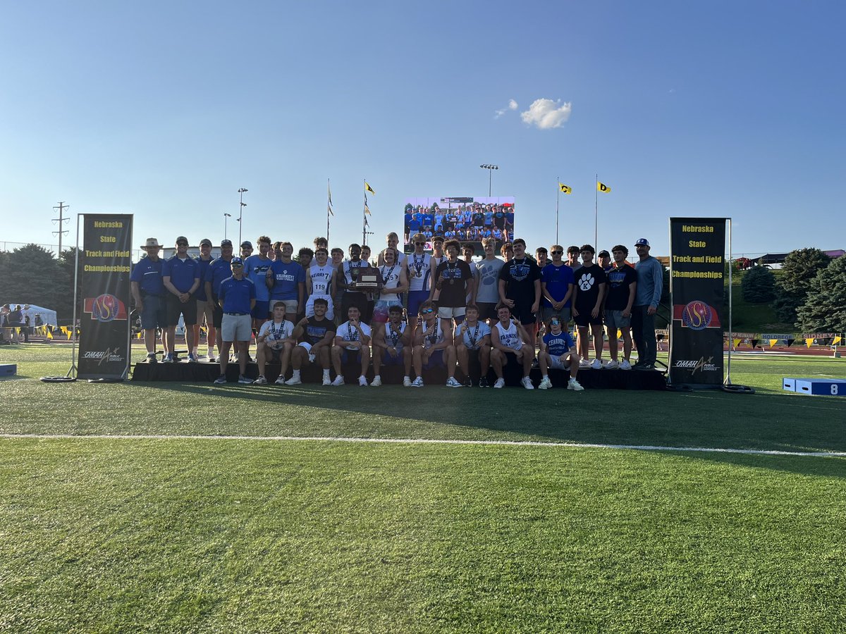 Congratulations, Kearney High School – the 2024 NSAA Class A Boys State Track & Field champions! #nebpreps