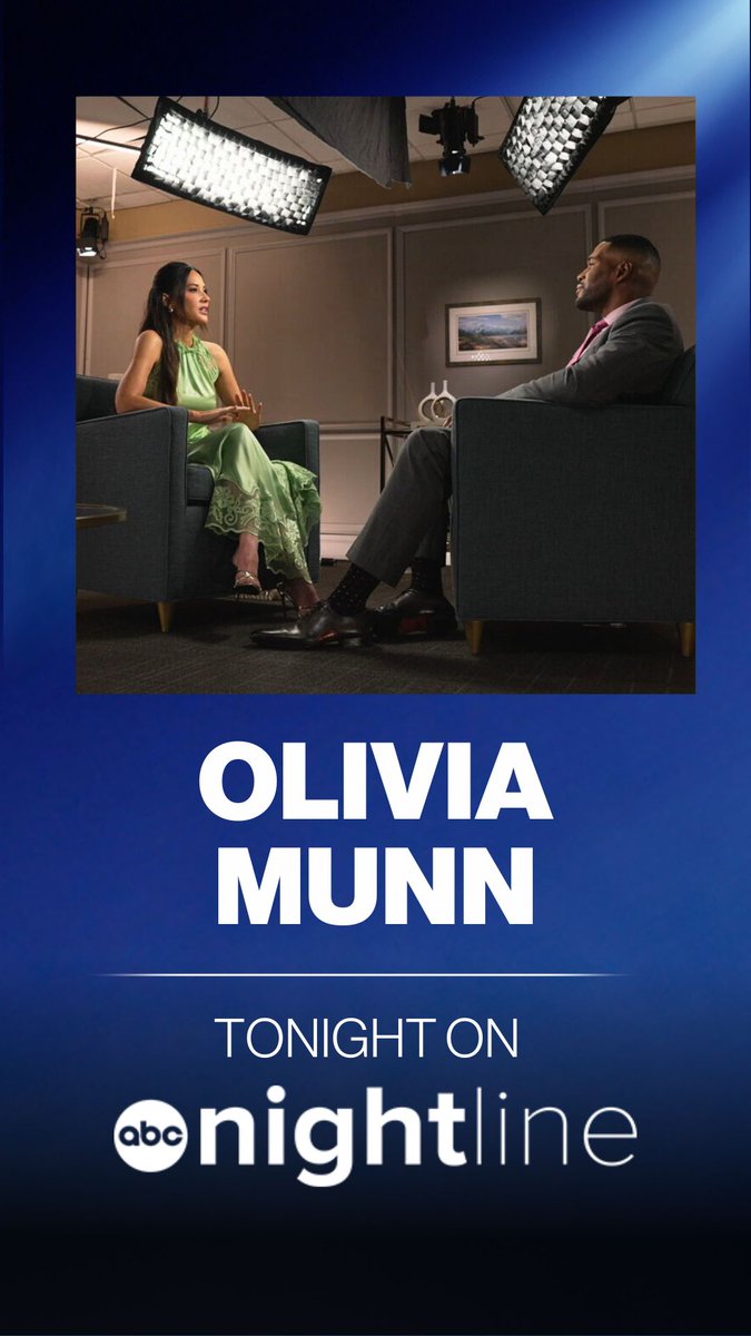 TONIGHT ON #Nightline: Actress @OliviaMunn sits down one-on-one with ABC News’ @MichaelStrahan and opens up about the private battle she has been fighting after an unexpected breast cancer diagnosis last year.