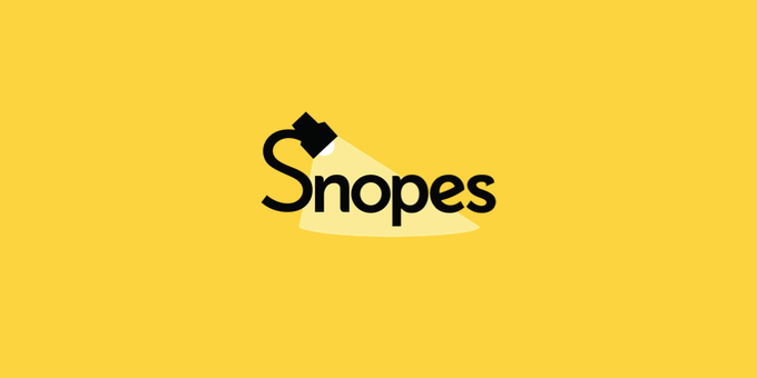 We rely on readers’ help to combat misinformation. When you see a questionable rumor online, send it our way. Your tip could be our next assignment. snopes.com/contact/?utm_m…