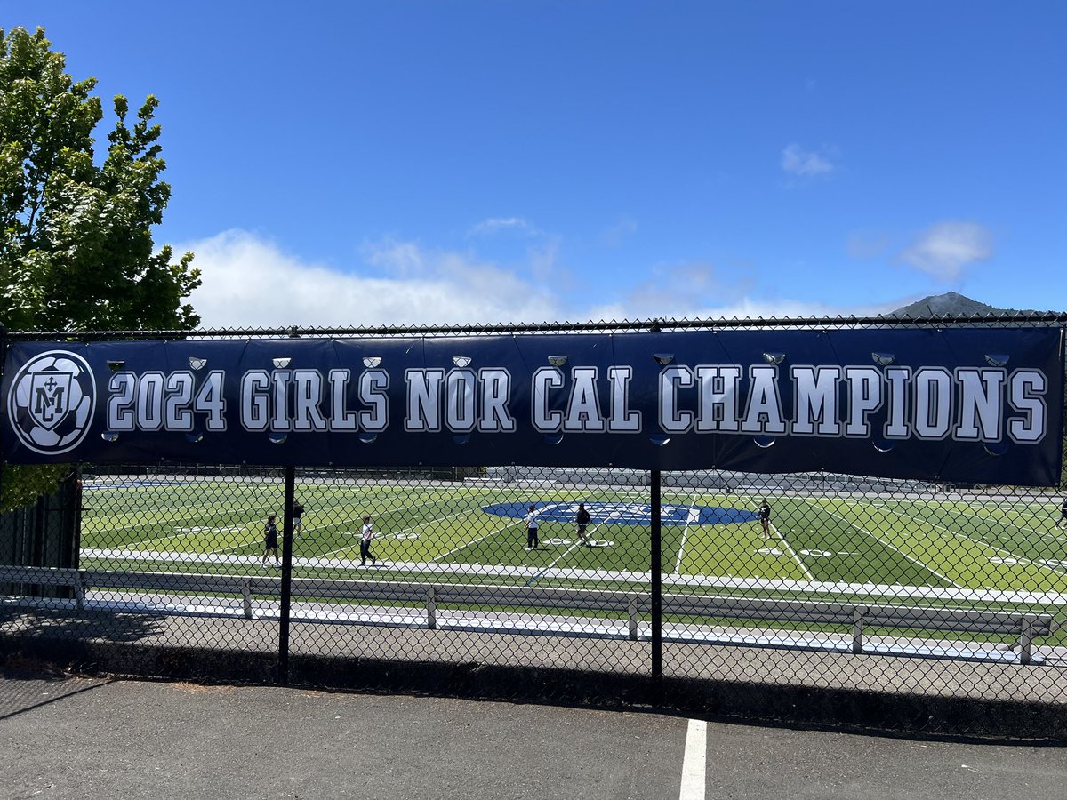 Come check out the latest banner! Let’s GOOOOOO Girls Soccer. #Champs
