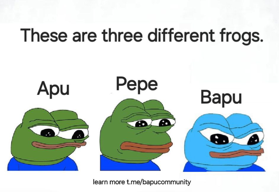 @FrOHzD well this is not pepe fren...

#Memecoin #x1000gem #Cryptomeme2024 $PEPE $DOGE $SHIBA $APU $BAPU $PAT