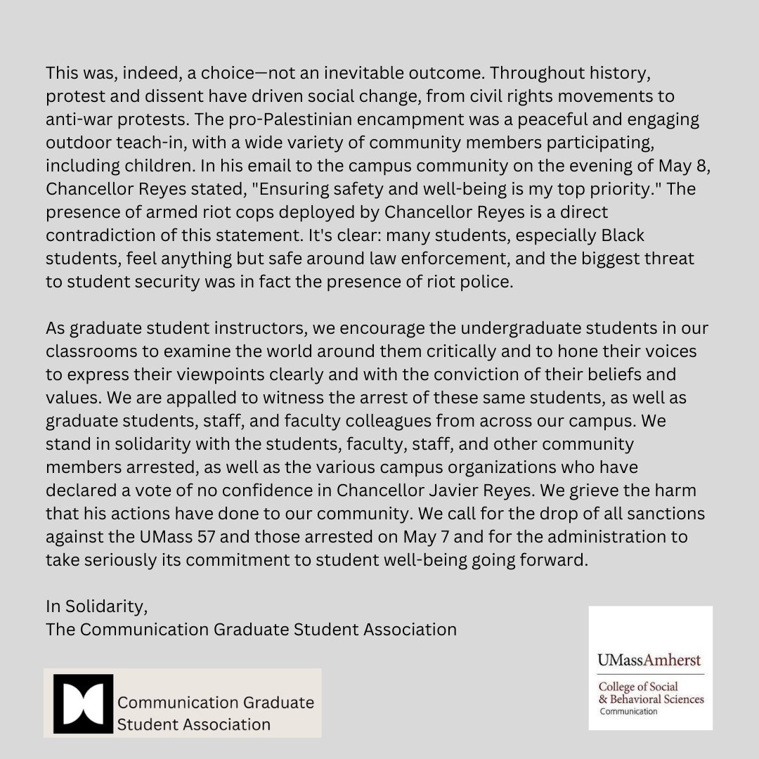 UMassAmherst CGSA tweet media