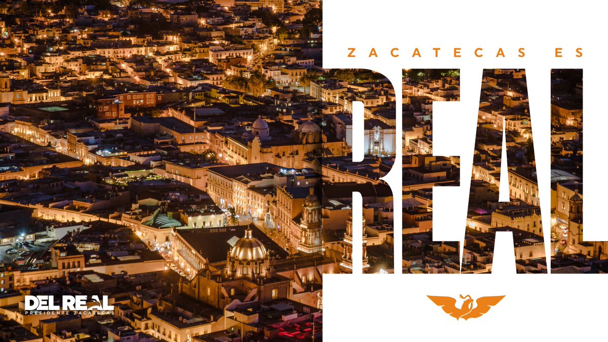 A Zacatecas llegó lo nuevo y Lo Nuevo es Real. Juntas y juntos vamos a hacer el mejor Zacatecas de la historia. 

¡VOTA JUAN DEL REAL PRESIDENTE DE ZACATECAS!🍊👊🏻
•
•
•
#DelRealPresidente #LoNuevoEsReal
#VotaJuanDelReal #VotaMoviminetoCiudadano