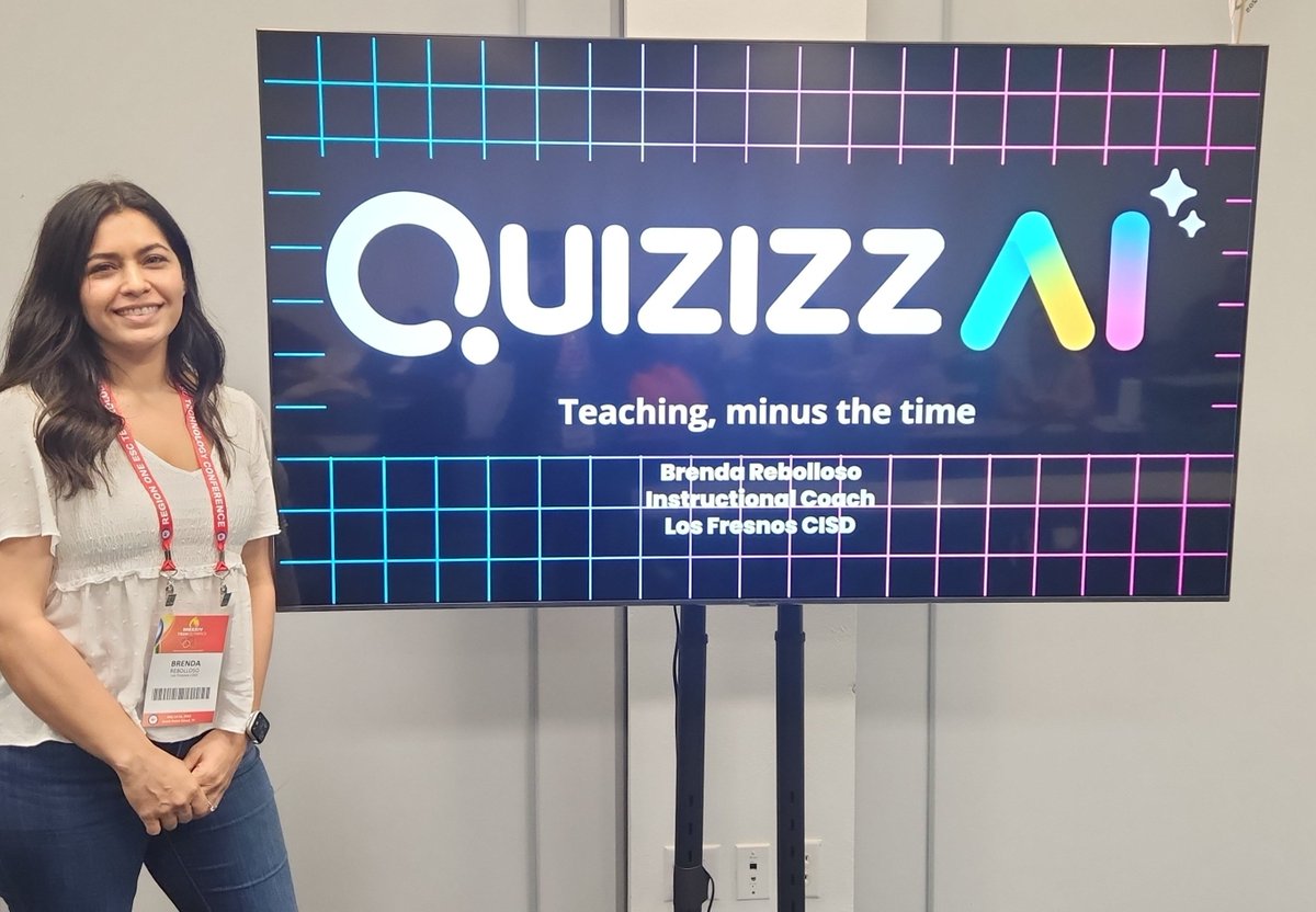 rdz_noyola's tweet photo. Thank you @Mrs_BTorres for an awesome training/presentation on Quizizz AI! 
Full session from beginning to end! You are awesome! Thanks for sharing your knowledge with us. #technologyconferece #BrendaAI@RegionOneESC @LosFresnosCISD https://t.co/NTugjr5QJE