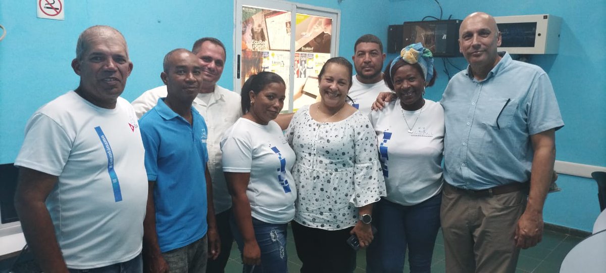 MayraArevich's tweet photo. En la provincia #Guantánamo visité el #JovenClub, El Salvador II, en el consejo popular Costa Rica, municipio El Salvador, la MIPYME estatal ServiSoft,  antes @desoft_empresa y el Centro de Distribución Domiciliaria de @CorreosdeCuba. #GenteQueSuma https://t.co/DnoB9jIrG1
