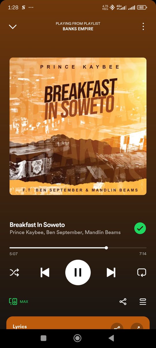 I too love this song from Prince kaybee ❤️👑🤝