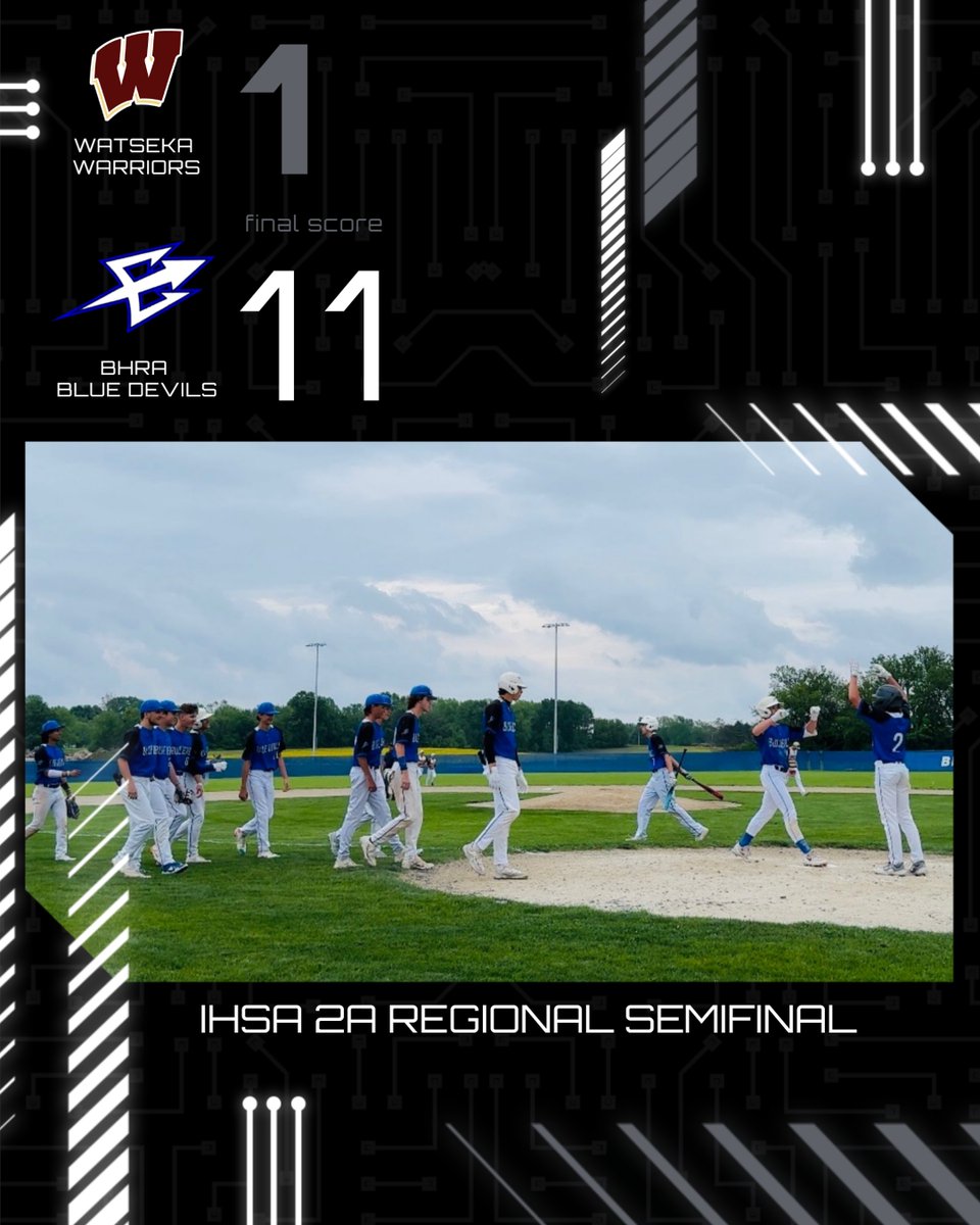 The Blue Devils, led by Anderson Thomas on the mound, shut down Watseka tonight in the Regional Semifinal. Senior, Jordan Johnson ended the game with a bomb to left field!

The Blue Devils will play SJ-O at home starting at 10:00 for the Regional Championship.

Go Blue Devils!