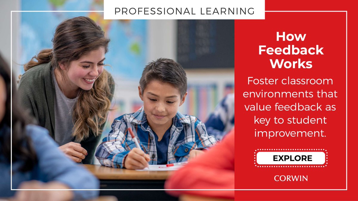 Transform the way students utilize feedback in the classroom with How Feedback Works Professional Learning. Get started: ow.ly/bk4Z50RGuoN
