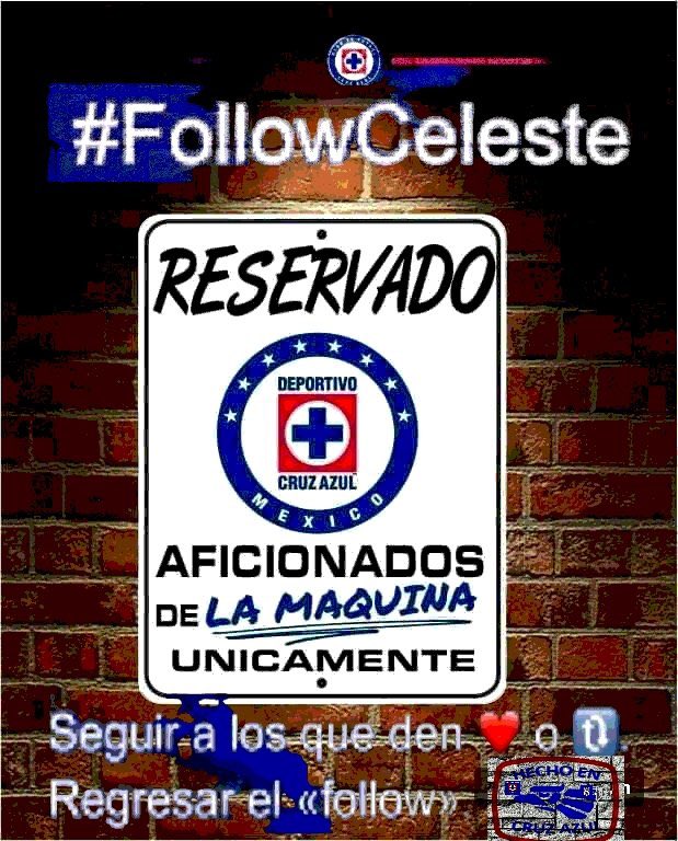 Antes de las semifinales
Si eres cruzazulino te sigo, pero sígueme tu también

Hagamos de está la hermandad más grande <a href="/CruzAzul/">CRUZ AZUL</a> 
Comenta, sigue a todos y devuelve el follow.

RT PARA LLEGAR A MÁS GENTE.