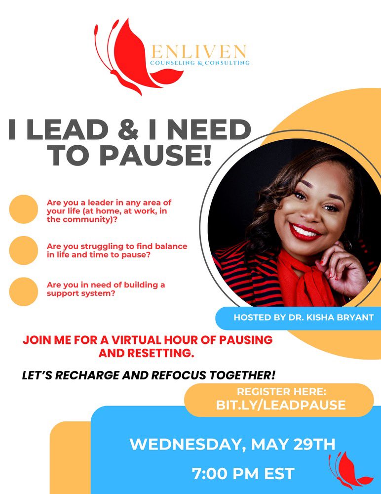 If you are struggling with work-life balance, please sign up for this empowering session with Enliven Counseling &amp; Consulting!