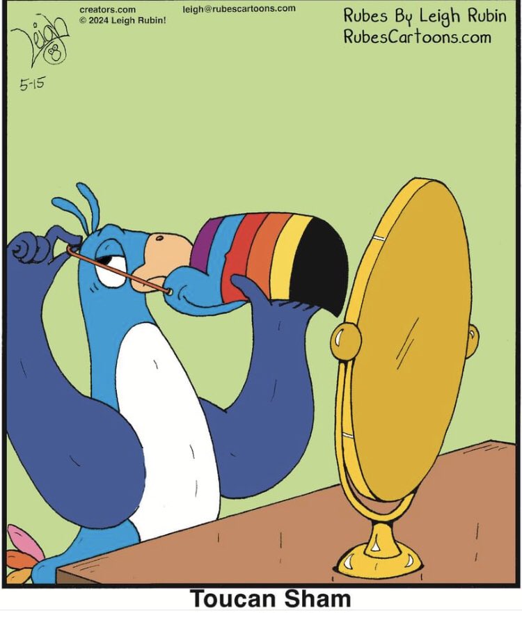 RubesCartoons's tweet image. The nose knows.
#toucansam #frootloops #breakfastcereal #thenoseknows @frootloops #bignose #cartoon #poser #comics