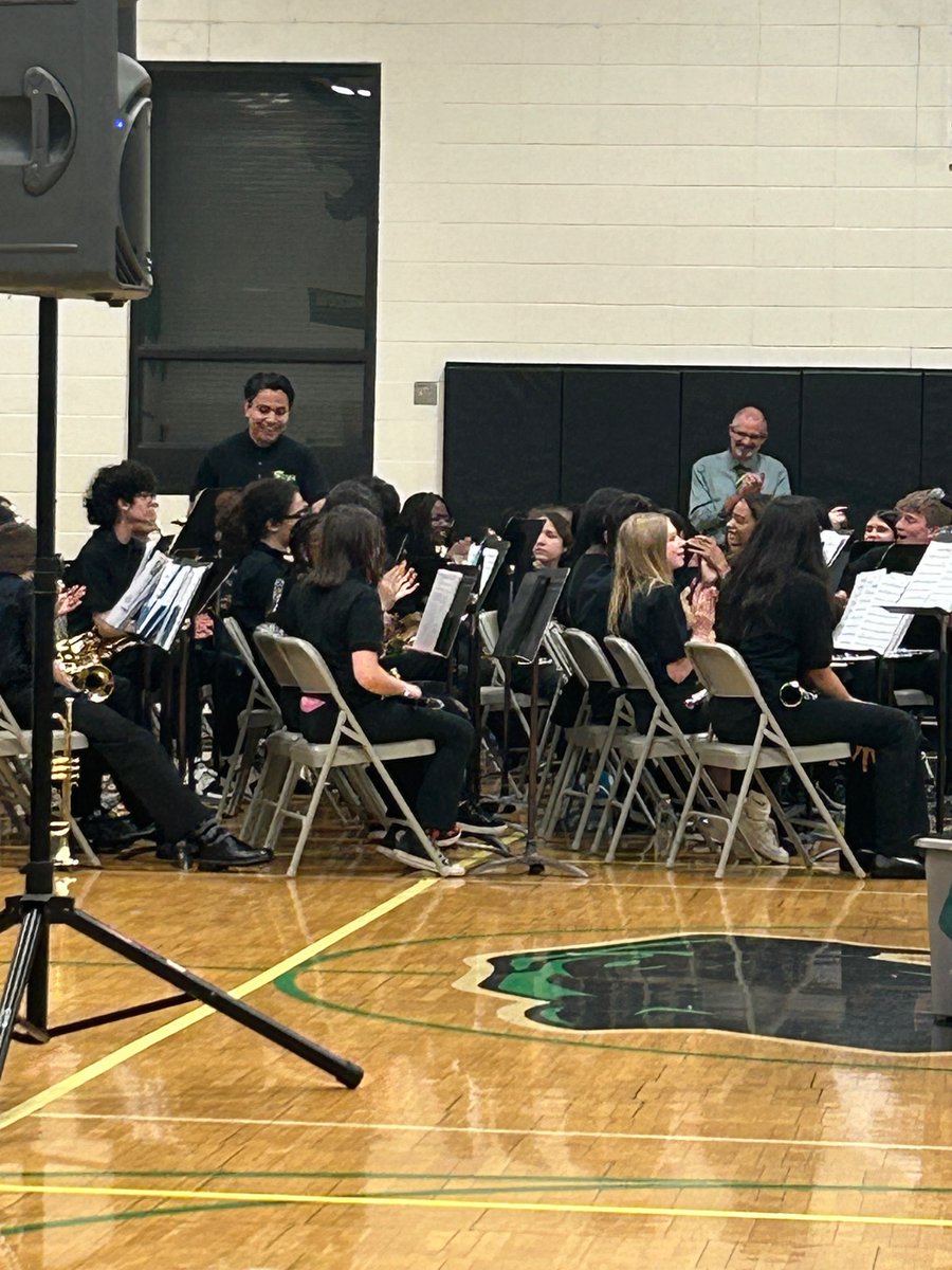 Way to go Mr. Dreyer and the CMS band!! They are fantastic! #beevergreen