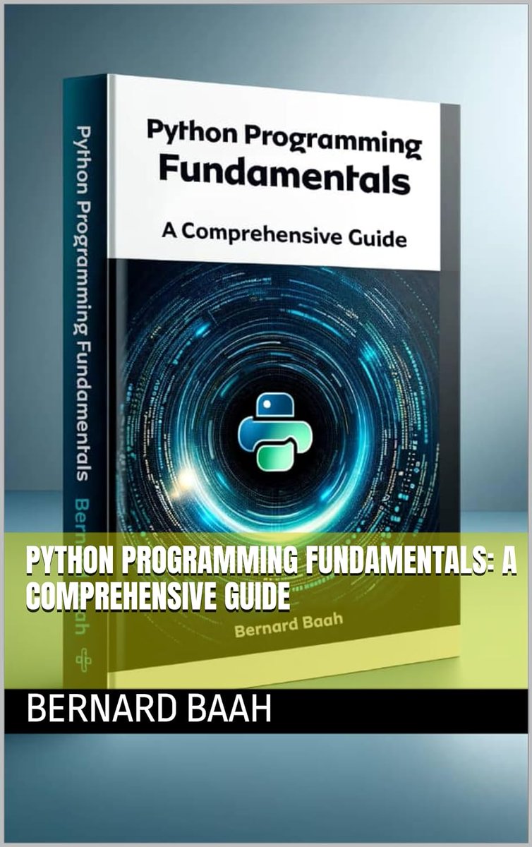 FREE Kindle

Python Programming Fundamentals: A Comprehensive Guide (Programming, Data Analysis, and Machine Learning Book 2)     amzn.to/451ZmZb

#python #programming #developer #programmer #coding #coder  #webdev #webdeveloper #machinelearning #datascience