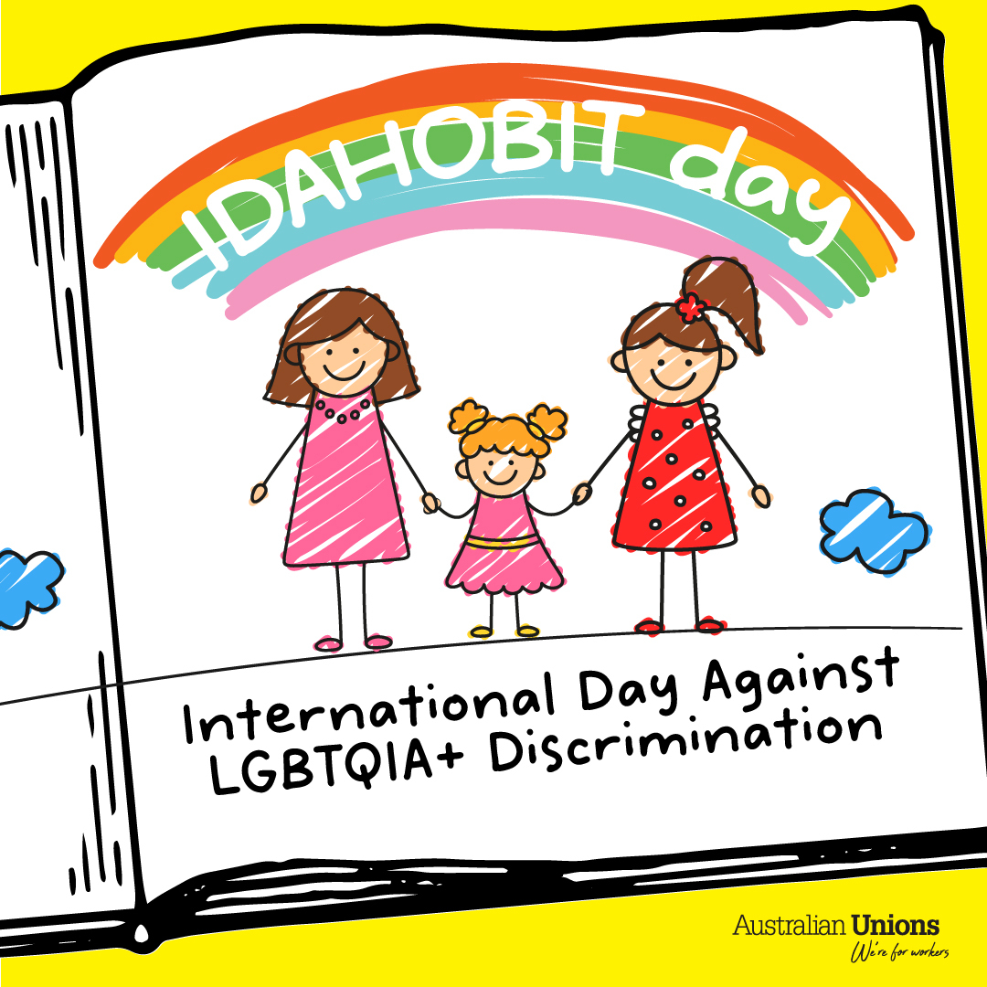 Today is IDAHOBIT, a day in which we commit to standing up against discrimination against the LGBTQIA+ community. Because the story of solidarity is written by all of us, together.