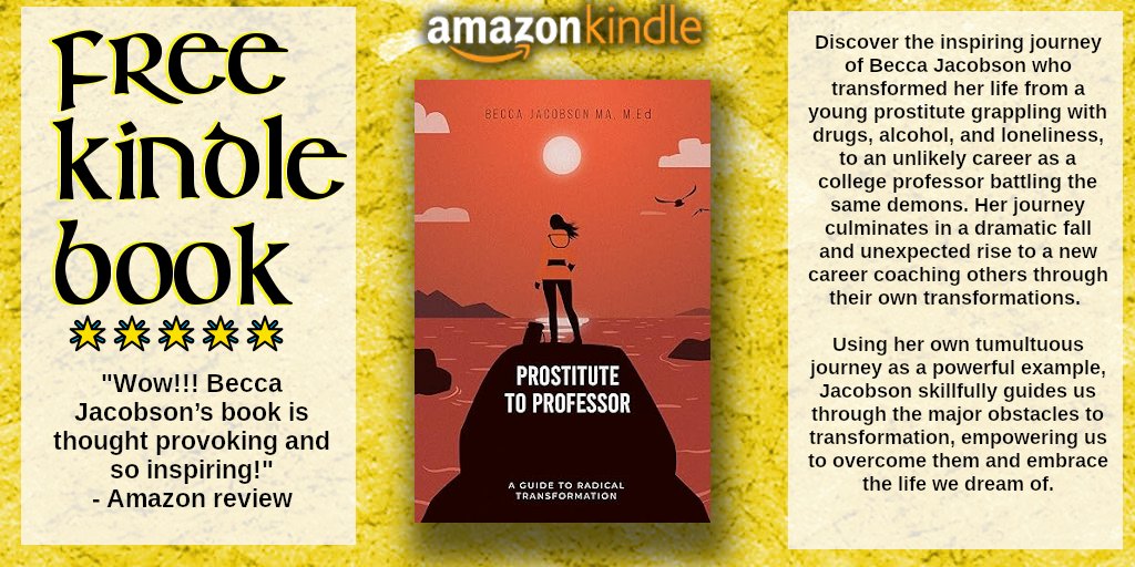 'a feel good about yourself read - awesome'
🌼🌼🌼🌼🌼  🌼🌼🌼🌼🌼
#FREE #KINDLE #EBOOK
🌼🌼🌼🌼🌼  🌼🌼🌼🌼🌼
PROSTITUTE TO PROFESSOR: A Guide to Radical Transformation amzn.to/3UAJec6
by Becca Jacobson 

#IReadEverywhere #Nonfiction #inspirational
@BSPBooks