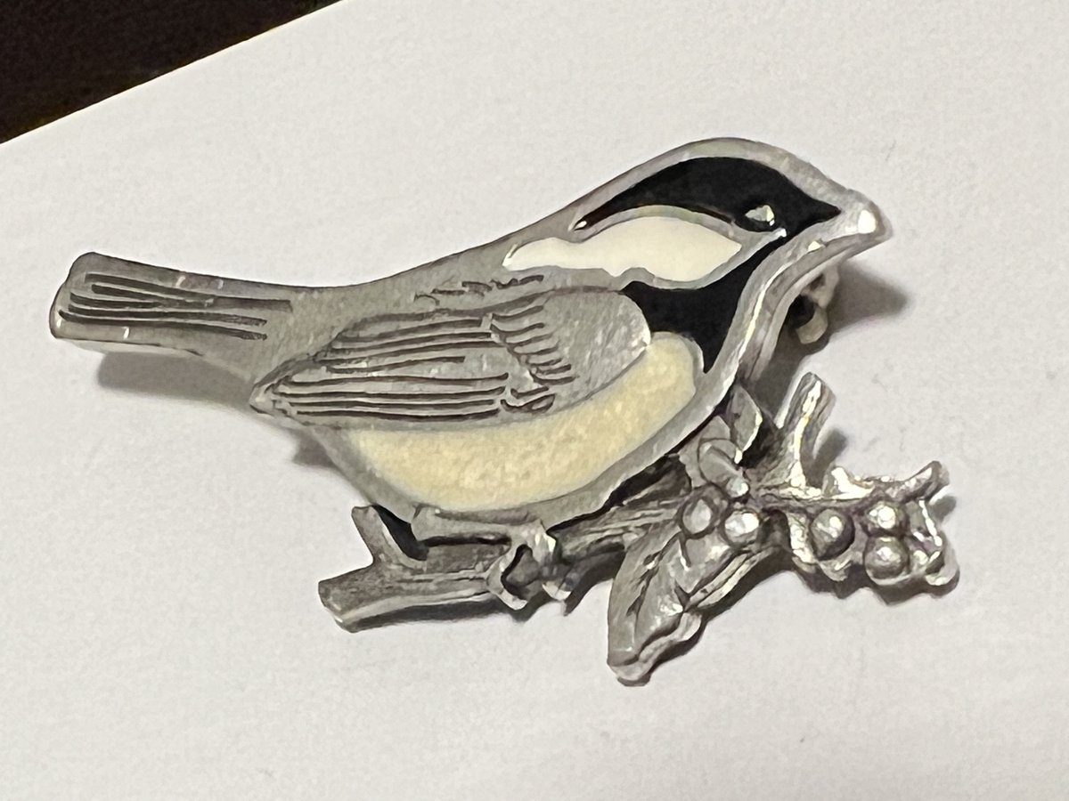RARE #Chickadee Bird Brooch #DanforthPewter Enamel Pin #MadeInUSA Vintage 2008 FREE SHIP

#enamelpin #birds #birdjewelry #birdlover #birdpin #lapelpin #Pewterjewelry #brooch #enamelbrooch #vintagejewelry #collectibles #giftideas #springfashion #ebayfinds

 ebay.com/itm/2668158511…