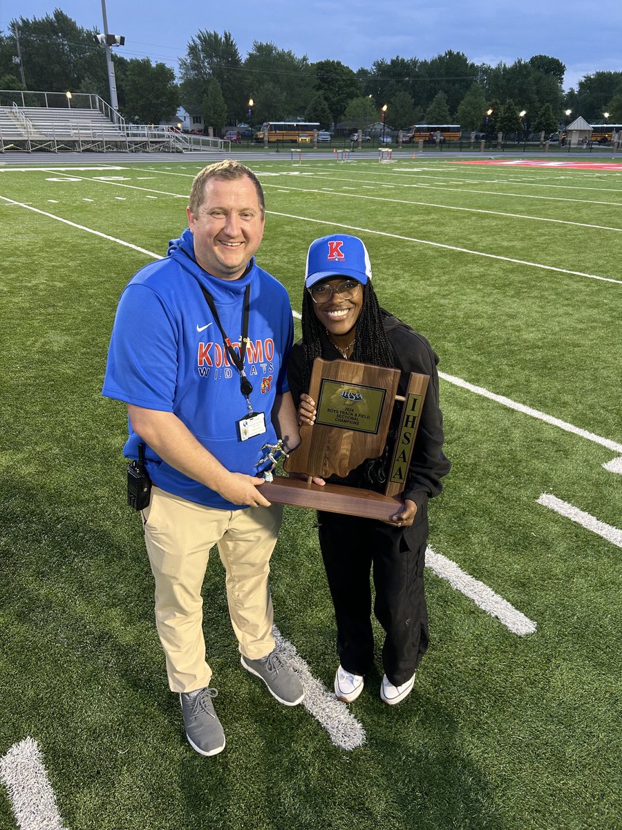 Congratulations to ⁦⁦<a href="/KHS_BoysTrack/">KHS Boys Track</a>⁩ on winning the Sectional Championship!