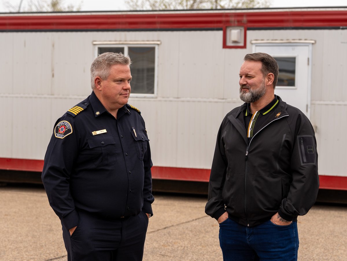 RMWoodBuffalo's tweet photo. May 16,  6:30 p.m. MWF-017 Update

Wildfire Information Update from Alberta Wildfire

MWF017 is classified as out of control at 19,820 hectares. The size reduction is due to a more accurate scan of the wildfire perimeter.

As of  p.m. today, the closest point of the fire remains about 5.5 km from the Fort McMurray landfill and 4.5 km from the intersection of highways 63 and 881.

There was limited growth on the wildfire today. Rain showers helped lower fire activity and allowed firefighters to make good progress. More rain is expected overnight and tomorrow.

Firefighters worked on building a containment line today and heavy equipment continued to work on fire guards to the southwest of Fort McMurray.

Heavy equipment will continue to work overnight. Three-night vision helicopters will also be dropping water on hot spots, if weather conditions permit.

There are 172 firefighters, 22 helicopters and 57 pieces of heavy equipment currently assigned to the wildfire.

Firefighters have completed structure protection in the Abasand, Prairie Creek and Beacon Hill neighbourhoods, as well as on the Rickards Landing Industrial Park, Gregoire Lake Estates and Gregoire Lake 176.

Information

The May 17 community update with Mayor Sandy Bowman, Chief Jody Butz and Information Officer Josee St. Onge is scheduled for 10 am tomorrow morning at https://t.co/aYDp6J9Q9l

Reminder: A fire ban was implemented on May 15 in the urban service area of Fort McMurray to mirror the fire ban and OHV restriction enacted within the Forest Protection Area by Alberta Wildfire.

Pre-suppression and structural protection efforts have completed 4.5km of ground applied retardant (168 000L) and laid 4.9km of 12” water lines with water cannons in interface areas and the highway corridor as of May 16.

Today, media were escorted by RMWB representatives through the evacuated communities to see first-hand, the response efforts by Alberta Wildfire.

For information for evacuees, including mental health resources, please visit https://t.co/rWvx7d4Aq7

Trusted sources of information

During an emergency, it is crucial to follow trusted information sources such as https://t.co/NC8v52IQQm and Alberta Wildfire.

For the latest evacuation alerts, visit https://t.co/rWvx7d4Aq7. For the most trusted and recent wildfire information, download the Alberta Wildfire App or visit https://t.co/9ARnO2YUiY.

#RMWB #YMM