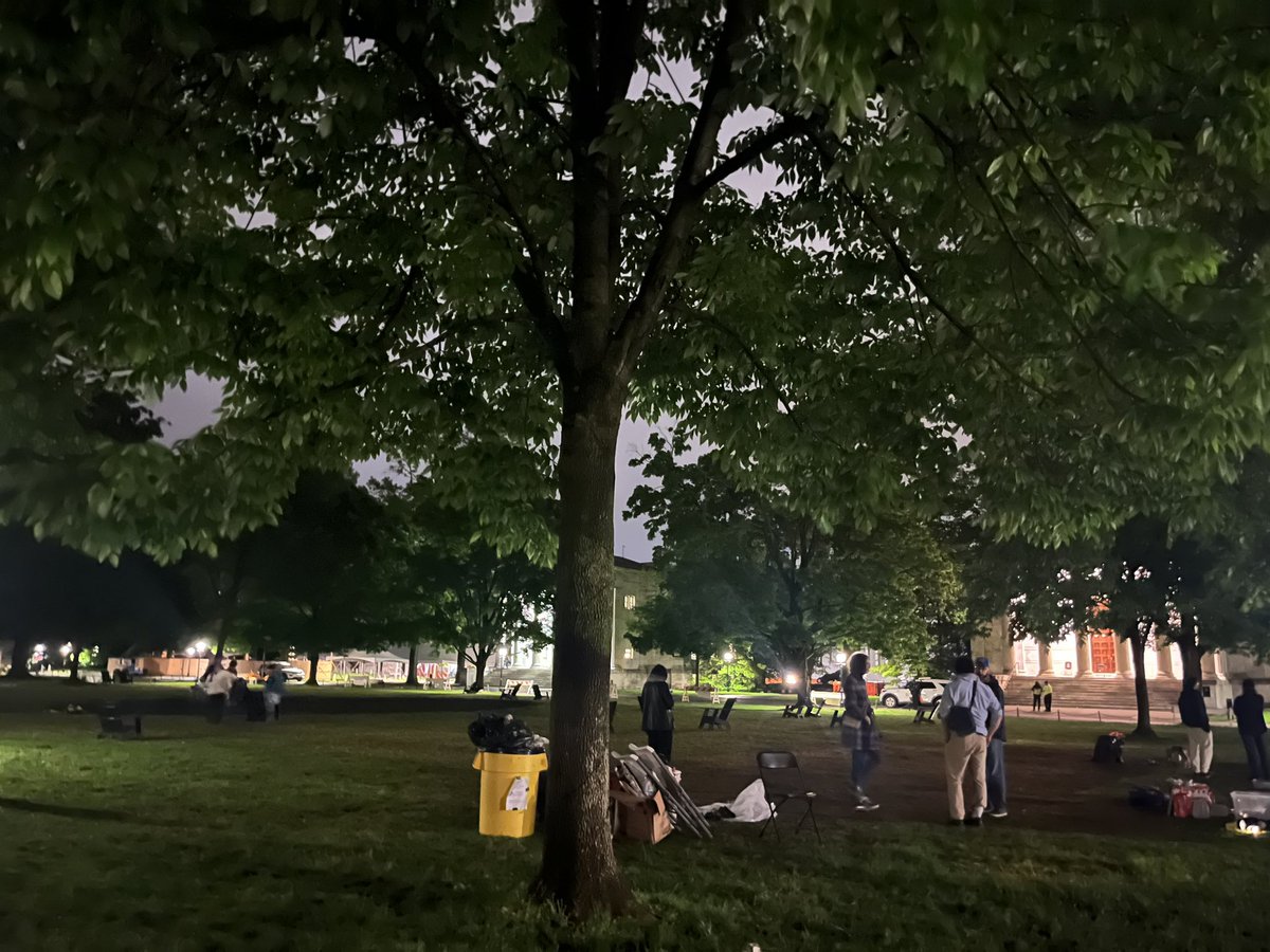 Students clearing the Princeton Palestine Encampment. While removing chairs one said “we don’t want to leave extra work for facilities. Facilities staff are our friends.” These are the considerate students some are hell-bent on portraying as monsters. They deserve our respect.