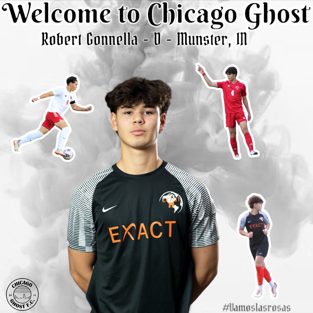 ‼️𝐍𝐄𝐖 𝐒𝐈𝐆𝐍𝐈𝐍𝐆‼️

Please welcome newcomer @robert_gonnella_ to 👻 footy.

#chicagoghostfc |  #vamoslasrosas