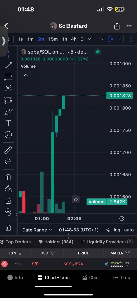 SolBastardSoba's tweet photo. Wow wow 
The organic growth of $SOBA is crazy 

It can’t be stopped .

Another ATH 

Let’s buy in before it pumps even more!!!

Join: https://t.co/MyYAx4cAVV https://t.co/kcgt0c4h7a