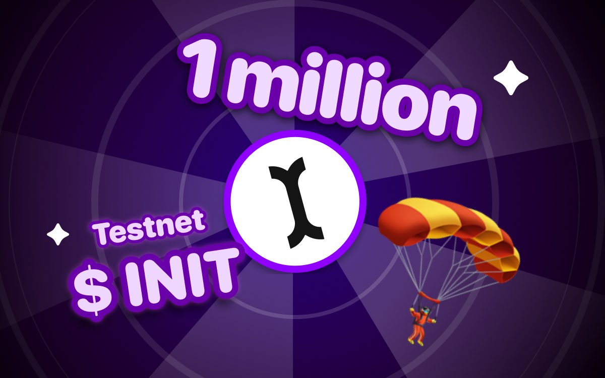 Lunch App exclusive INIT faucet is live! @initiaFDN We know many of you have been experiencing difficulties on getting testnet INIT. We hear you. To help all Lunch users doing testnet activities, we’ve enabled our Lunch exclusive faucet - 1 Million testnet INIT to go around,