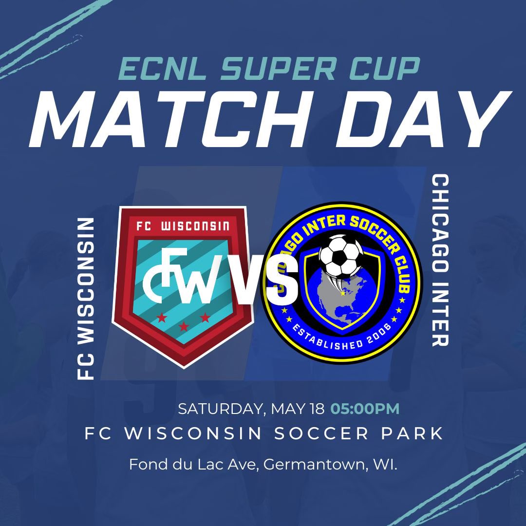 Saturday is a big day at FCW! Supercup, ECNL, and ECNL RL are all playing great matches. Let’s go!