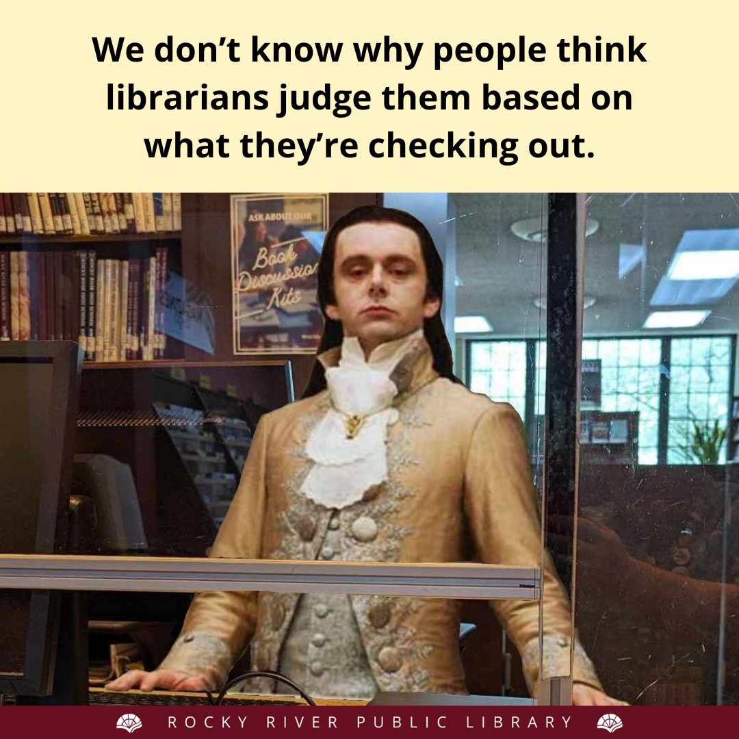 We make sure to provide materials for a variety of interests and age ranges. We're just happy that you're enjoying our collection. #Volturi #Twilight #RRPL #librarymemes #library