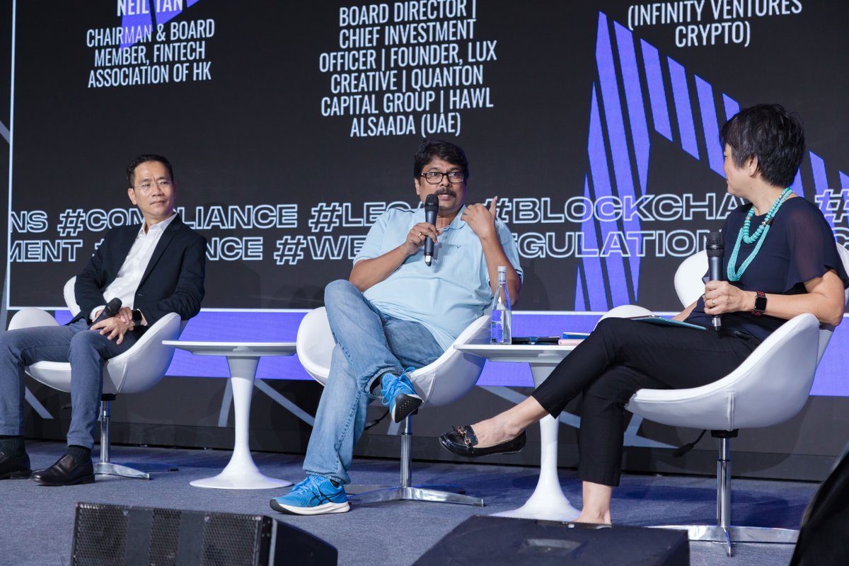 Neil Tan, Queenie Mo, JT Law, Satheesh Kumar, and Christina Pantin, had an incredible time at WOW Summit Hong Kong discussing the future of investment with asset-backed cryptos! 🌐💸

#WOWSummitHK #CryptoInvesting #Blockchain #AssetBackedCrypto #Fintech