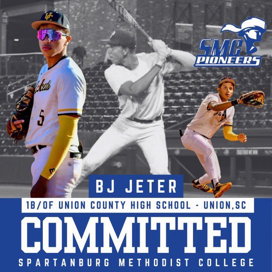 Bj Jeter (@bjjeter_2024) on Twitter photo Extremely excited to announce that I will be continuing my academic and athletic career at Spartanburg Methodist College!! thank the lord for giving me strength and opportunity along the way. thanks you to everyone who has been apart of it #rollNeers💙
<a href="/GOSMCBASEBALL/">SMC BASEBALL</a> <a href="/RNels_3/">Riley Nelson</a> Extremely excited to announce that I will be continuing my academic and athletic career at Spartanburg Methodist College!! thank the lord for giving me strength and opportunity along the way. thanks you to everyone who has been apart of it #rollNeers💙
<a href="/GOSMCBASEBALL/">SMC BASEBALL</a> <a href="/RNels_3/">Riley Nelson</a>